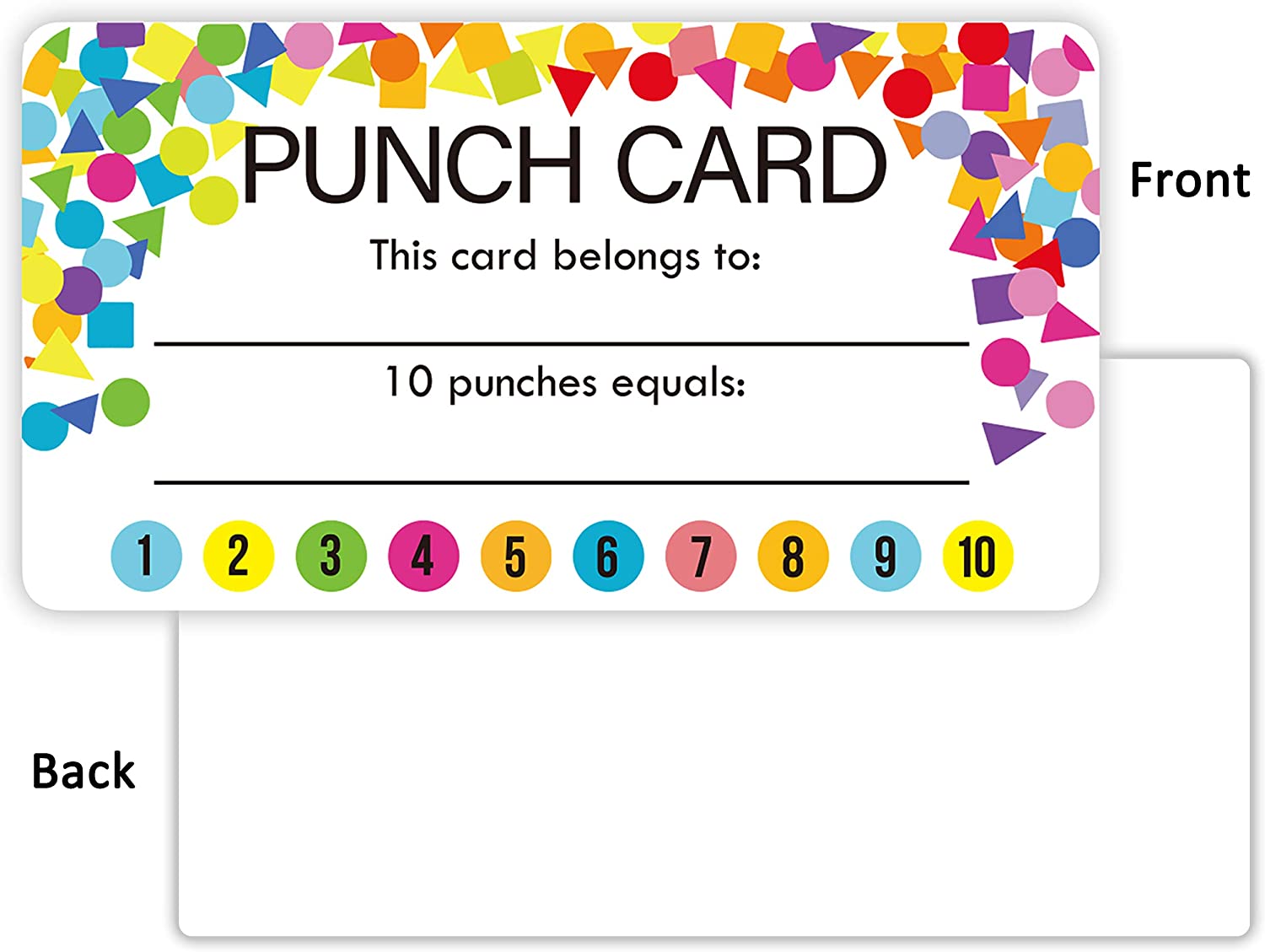 Detail Attendance Punch Card Template Nomer 50