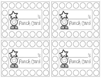 Detail Attendance Punch Card Template Nomer 53