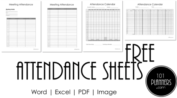 Detail Attendance Sheet Template Excel Nomer 37