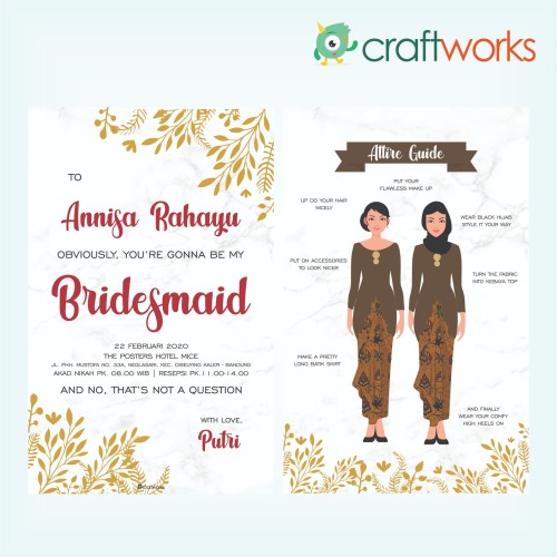 Detail Attire Guide Bridesmaid Template Nomer 16