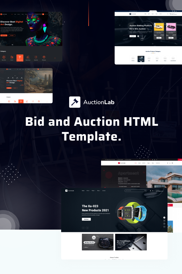 Detail Auction Html Template Nomer 16