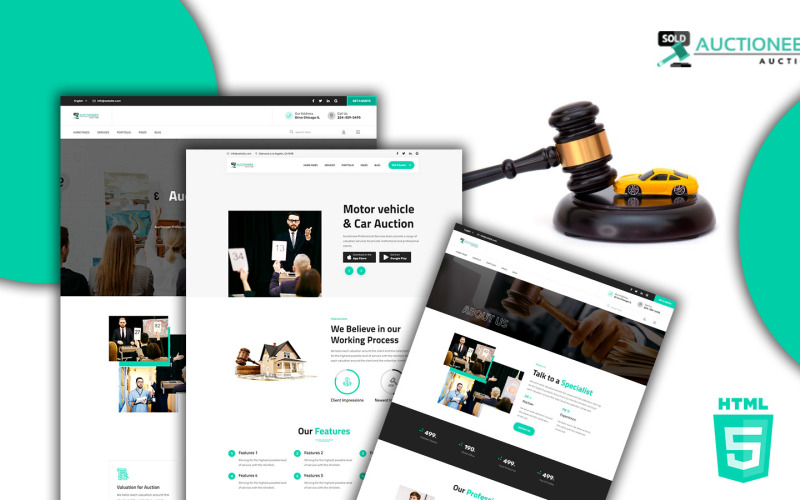 Detail Auction Html Template Nomer 4