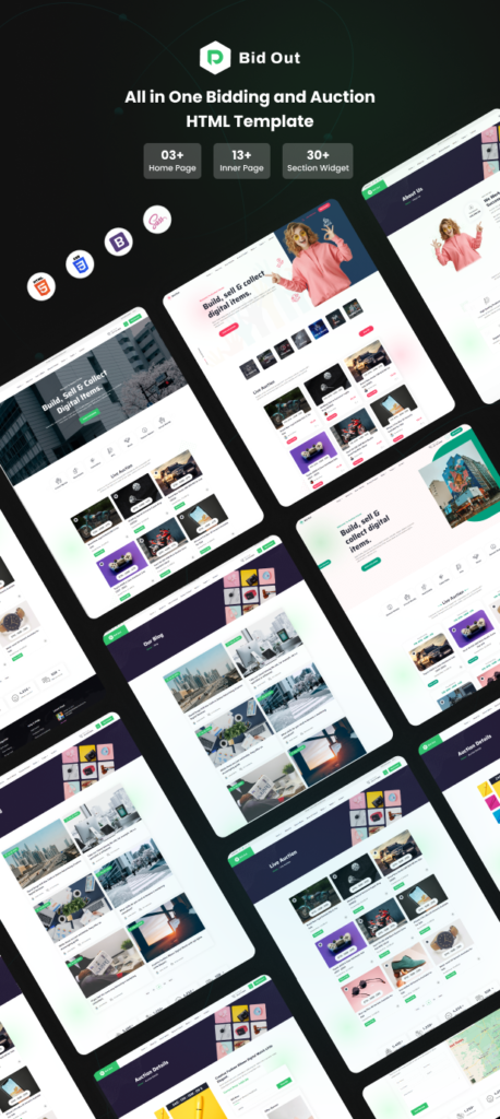 Detail Auction Html Template Nomer 37