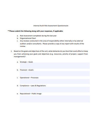 Download Audit Risk Assessment Template Nomer 10