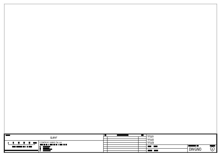 Detail autocad a3 template koleksi nomer 3