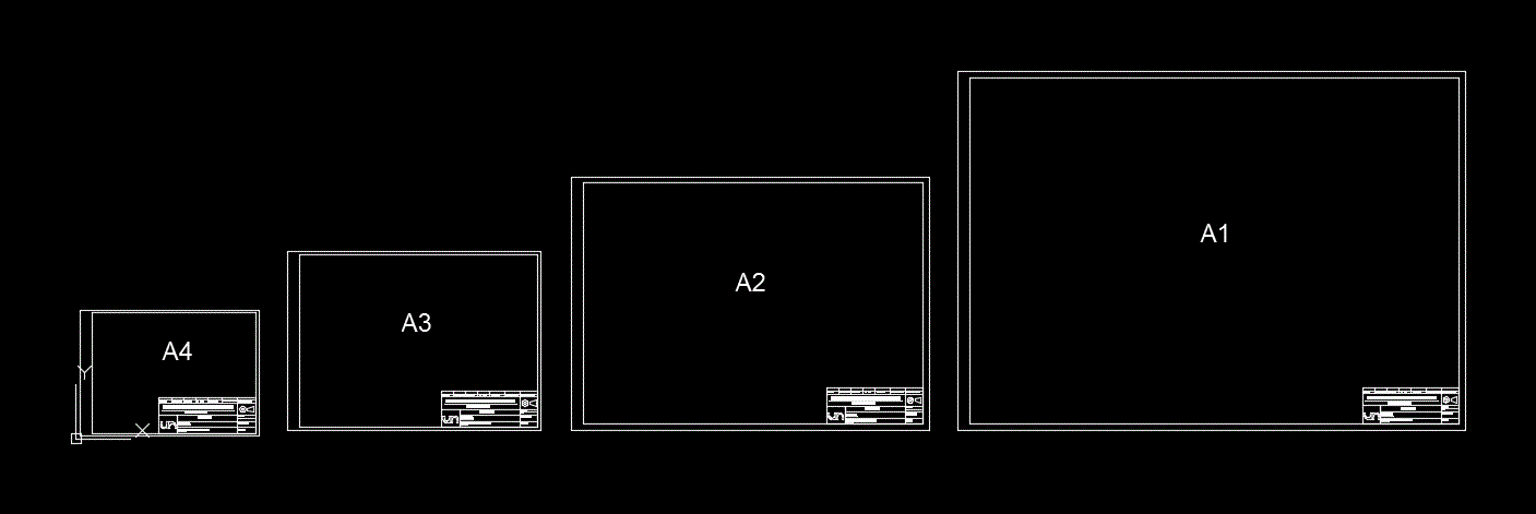 Detail Autocad A4 Title Block Template Download Free Nomer 27