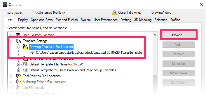 Detail Autocad Default Template Nomer 9