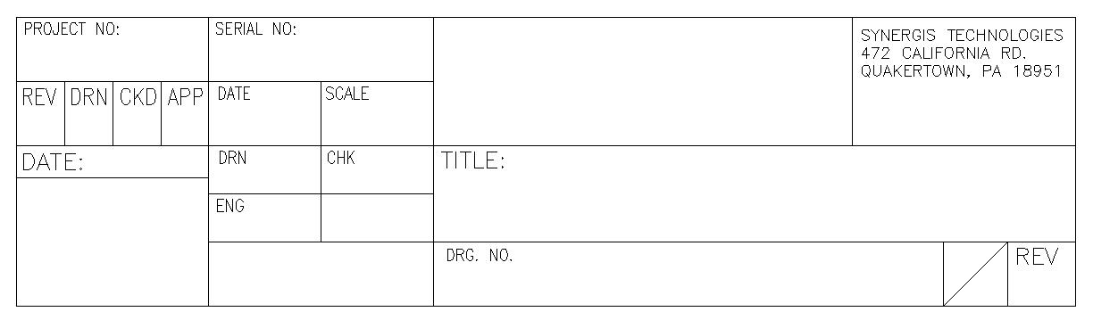 Detail Autocad Title Block Template Nomer 18