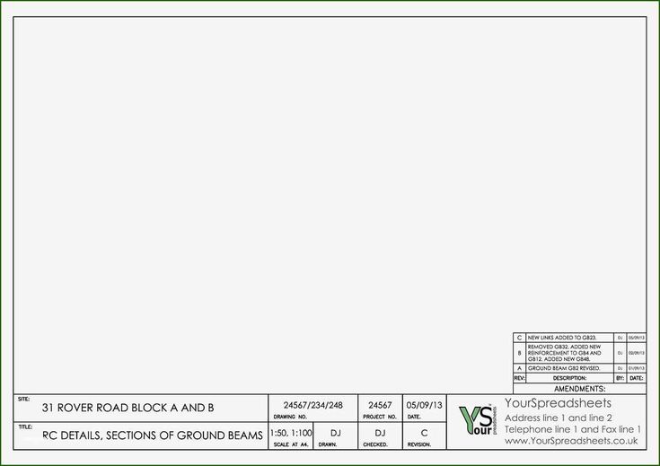 Detail Autocad Title Block Template Nomer 27