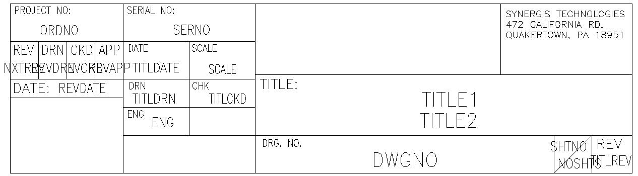 Detail Autocad Title Block Template Nomer 32