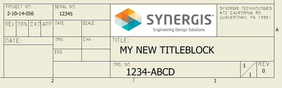 Detail Autocad Title Block Template Nomer 44