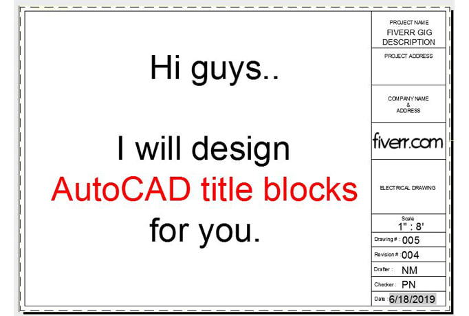 Detail Autocad Title Block Template Nomer 49