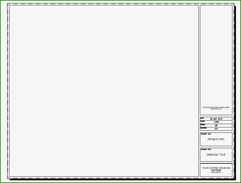 Detail Autocad Title Block Template Download Nomer 3