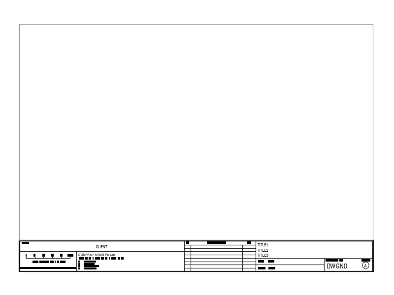 Detail Autocad Title Block Template Download Nomer 8