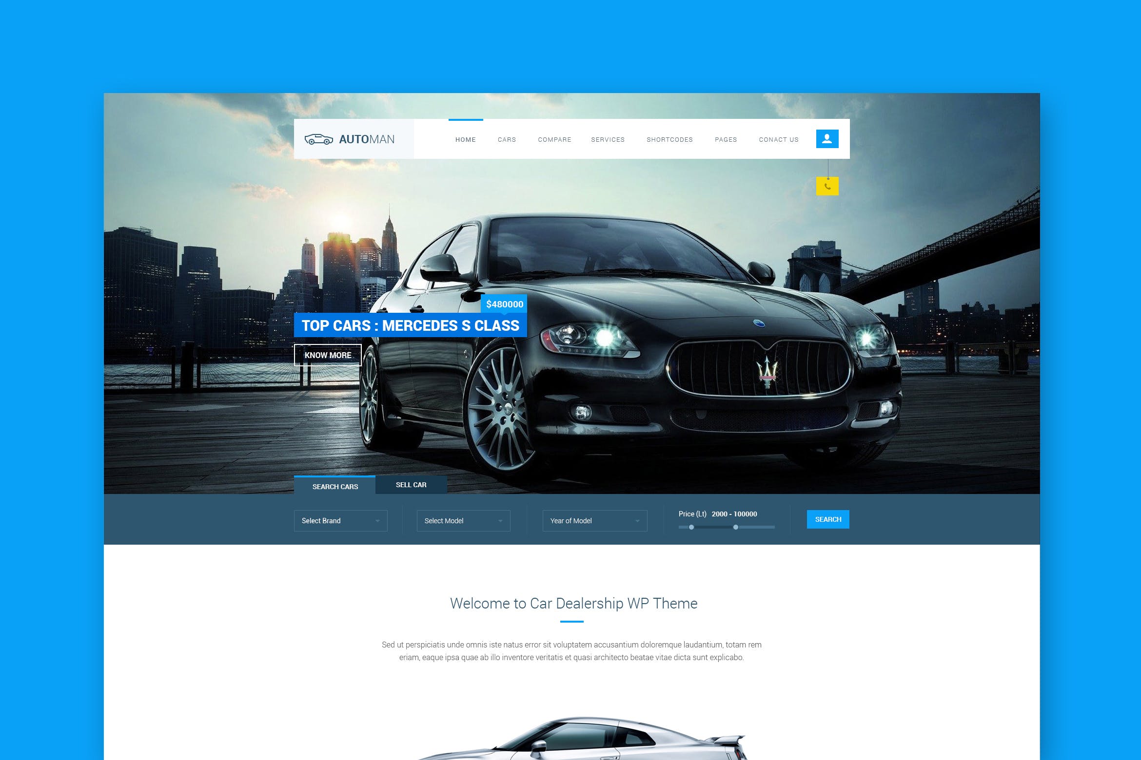 Detail Automotive Web Template Nomer 36