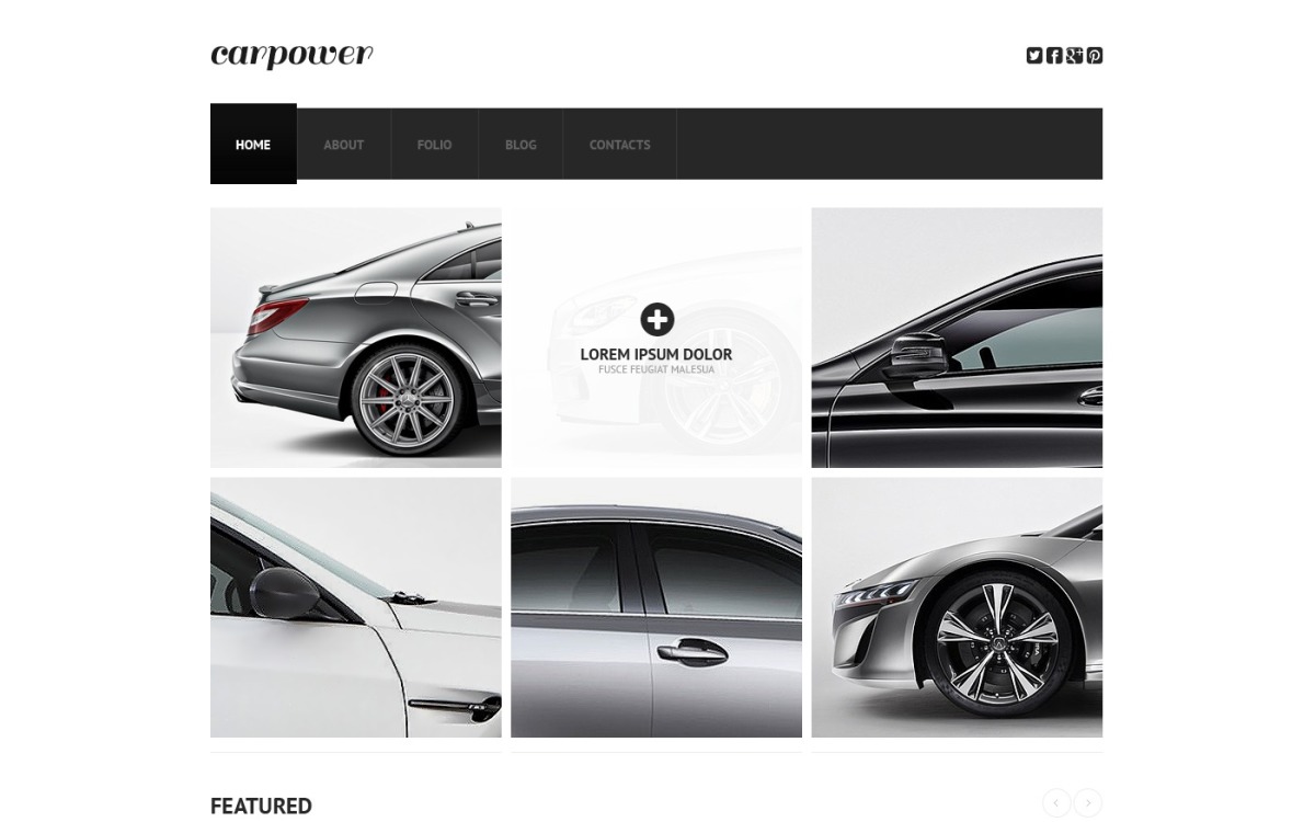 Detail Automotive Web Template Nomer 37