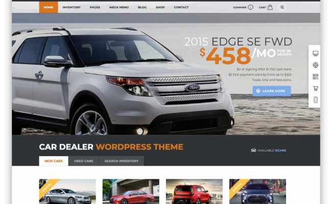 Detail Automotive Web Template Nomer 40