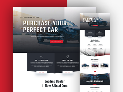 Detail Automotive Web Template Nomer 6