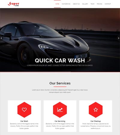 Detail Automotive Web Template Nomer 48