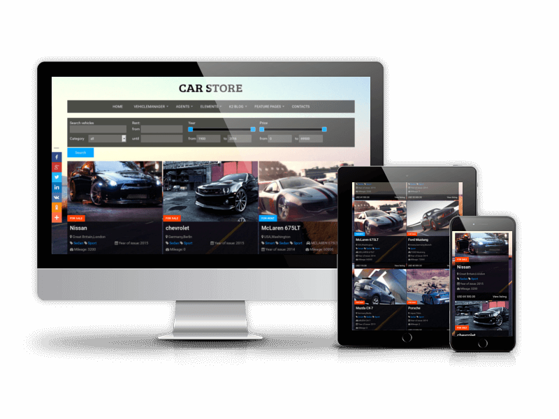 Detail Automotive Web Template Nomer 49