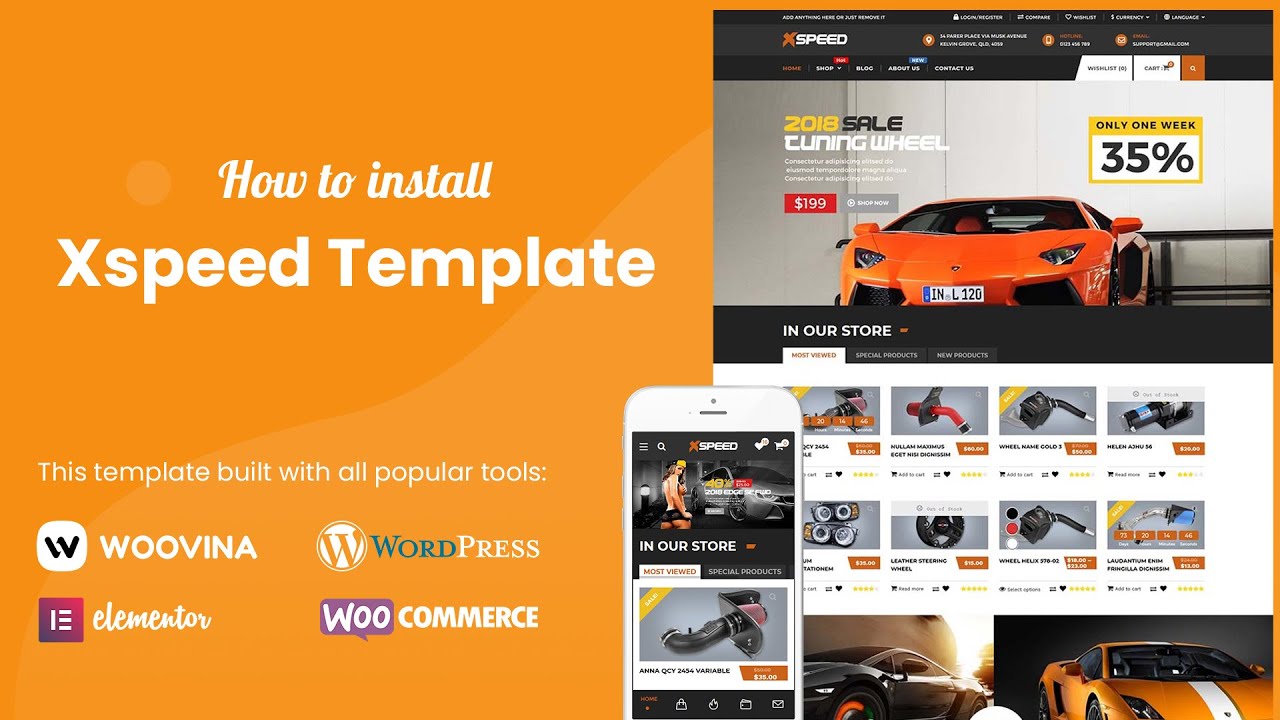 Detail Automotive Web Template Nomer 52