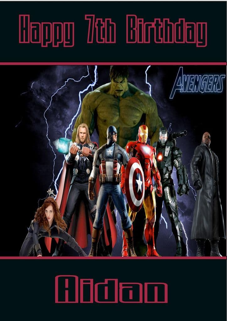 Detail Avengers Card Template Nomer 33