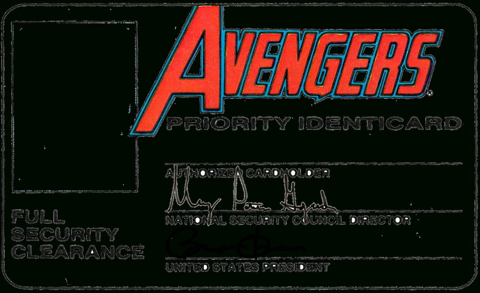 Detail Avengers Card Template Nomer 39