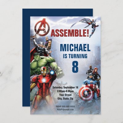 Detail Avengers Card Template Nomer 47