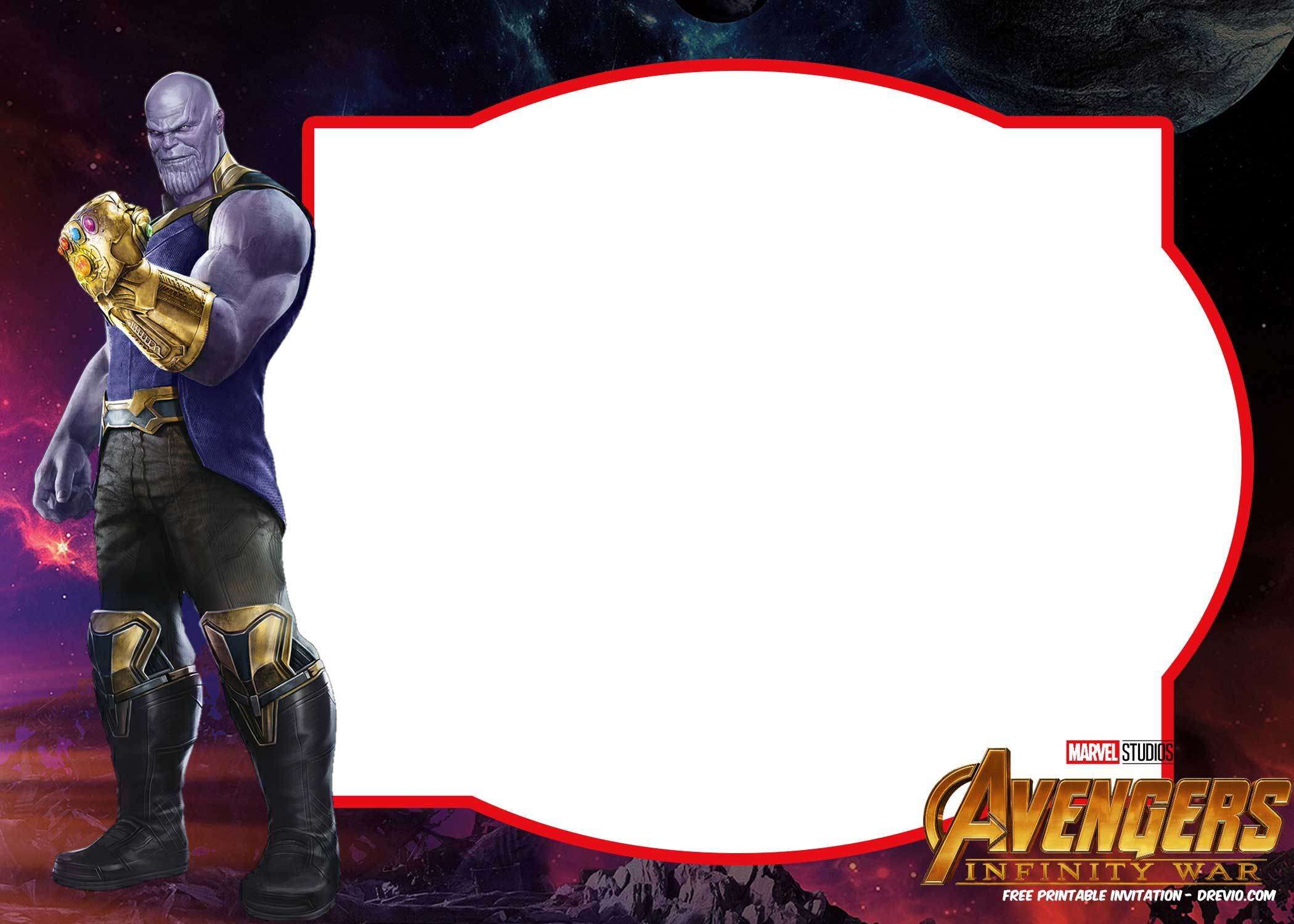 Detail Avengers Card Template Nomer 6