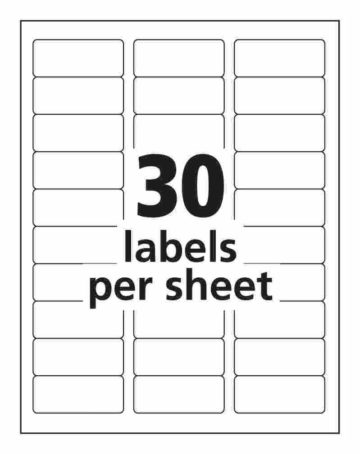 Detail Avery Sticker Template Nomer 19