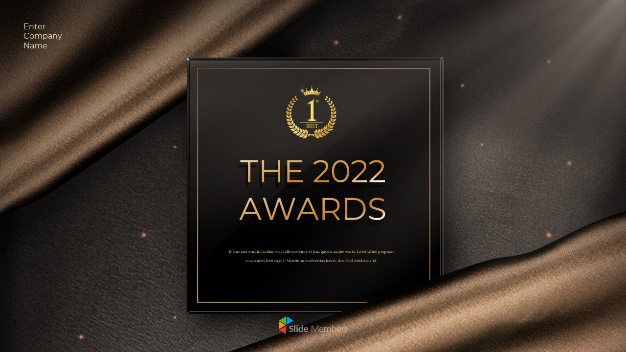 Detail Award Ceremony Powerpoint Template Free Download Nomer 2