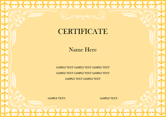 Detail Award Certificate Template Nomer 37