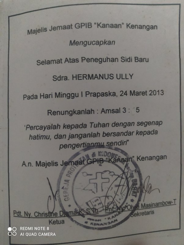 Detail Ayat Emas Alkitab Untuk Sidi Nomer 2