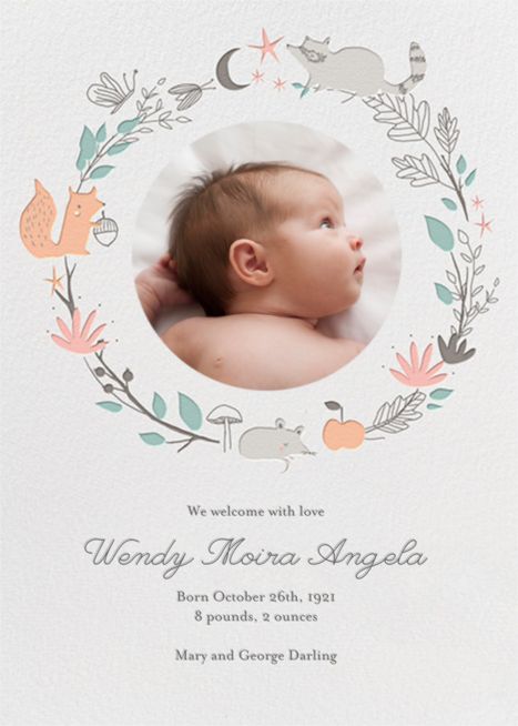 Detail Baby Born Card Template Nomer 16