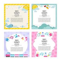 Detail Baby Born Card Template Nomer 26