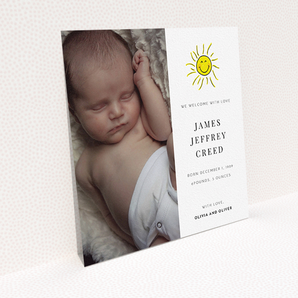 Detail Baby Boy Announcement Card Template Nomer 53