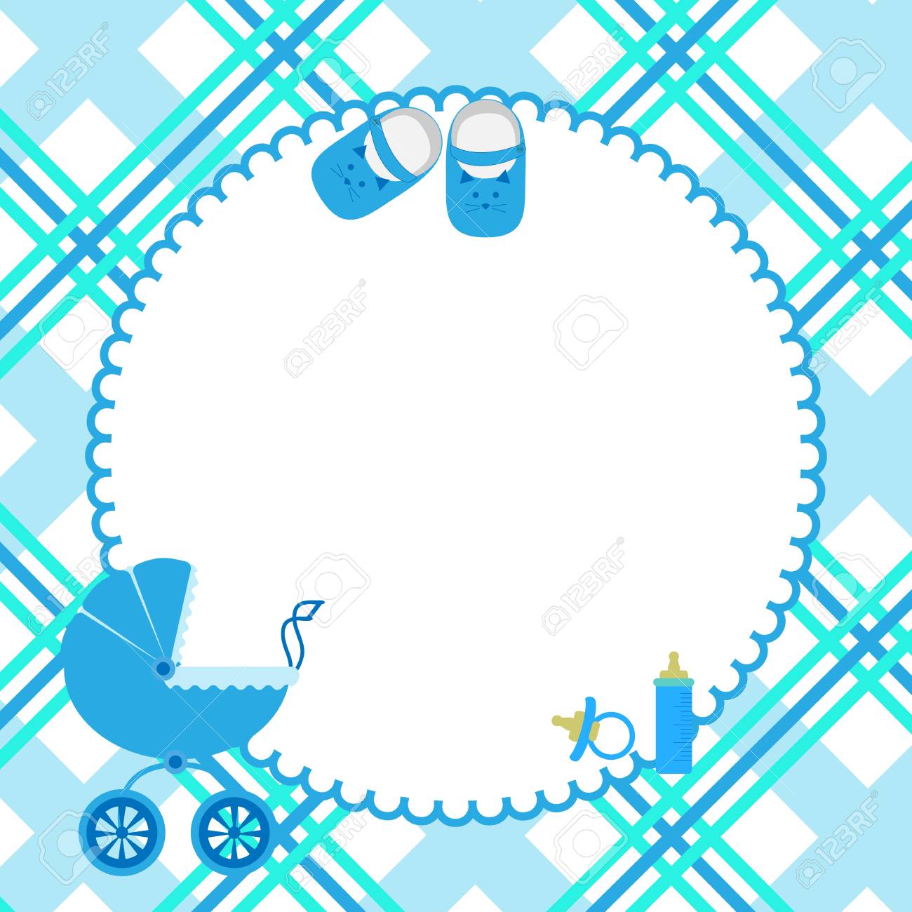 Detail Baby Boy Greeting Card Template Nomer 17