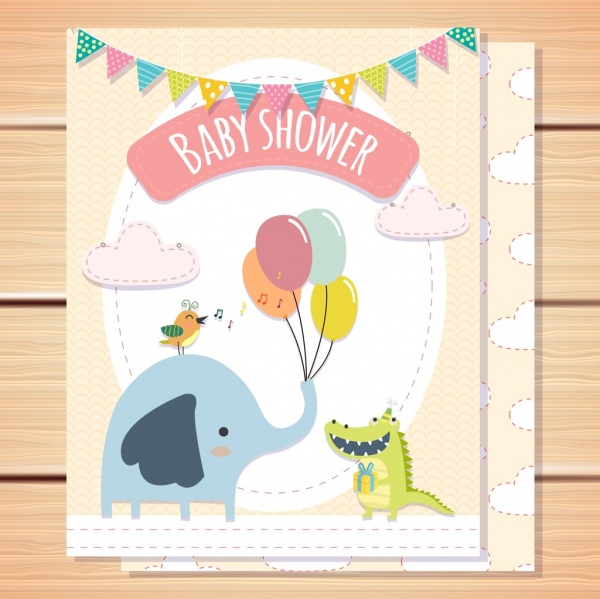 Detail Baby Card Template Free Download Nomer 2