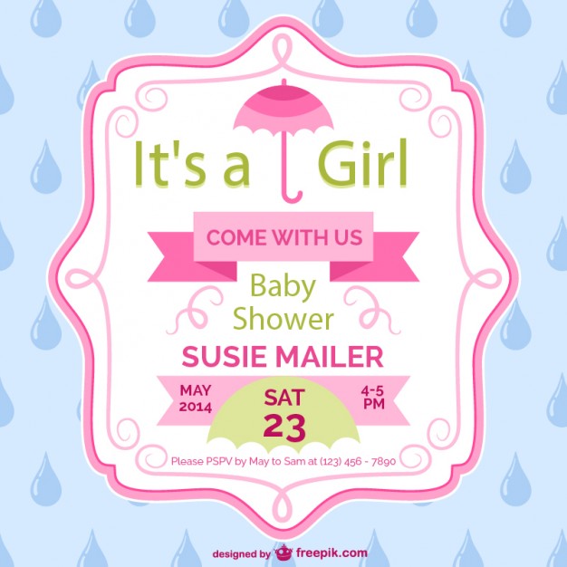 Detail Baby Card Template Free Download Nomer 11