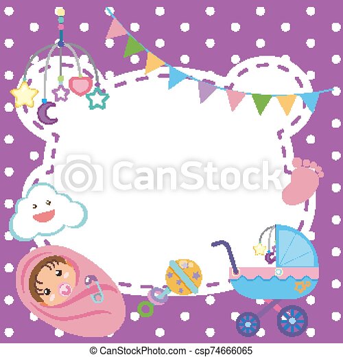 Detail Baby Frame Template Free Download Nomer 24