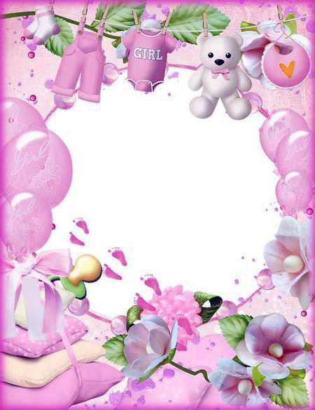 Detail Baby Frame Template Free Download Nomer 47