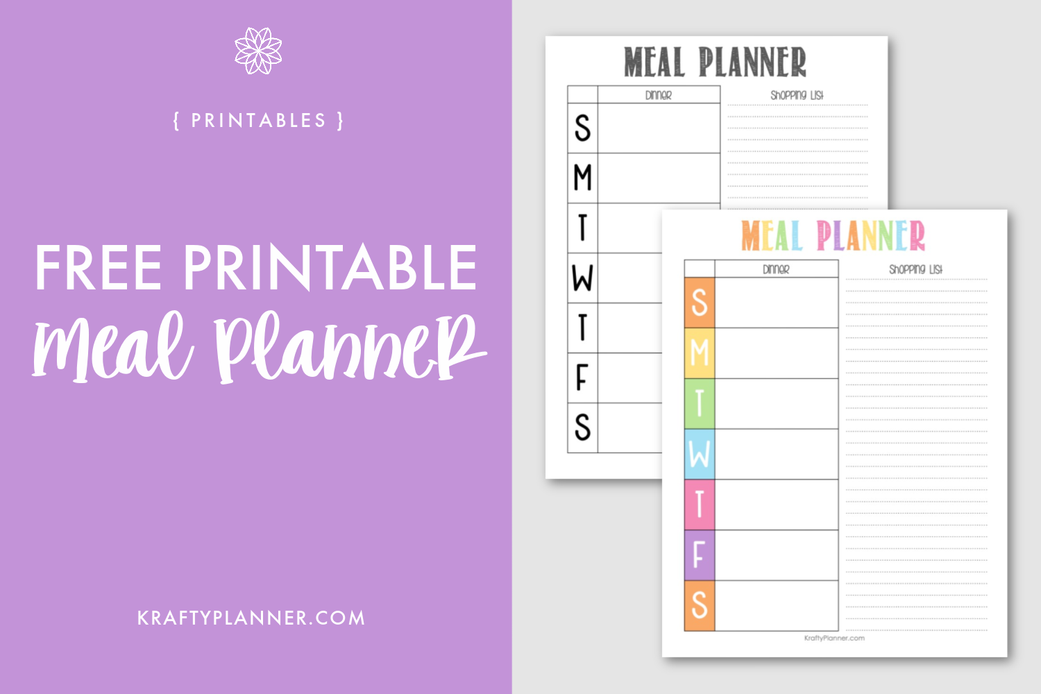 Detail Baby Meal Planner Template Nomer 47