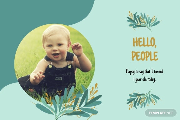 Detail Baby Milestone Card Template Free Nomer 38
