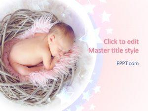 Detail Baby Powerpoint Template Nomer 11