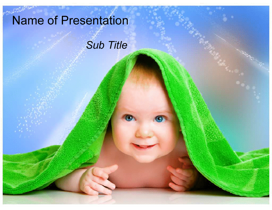 Detail Baby Powerpoint Template Nomer 26