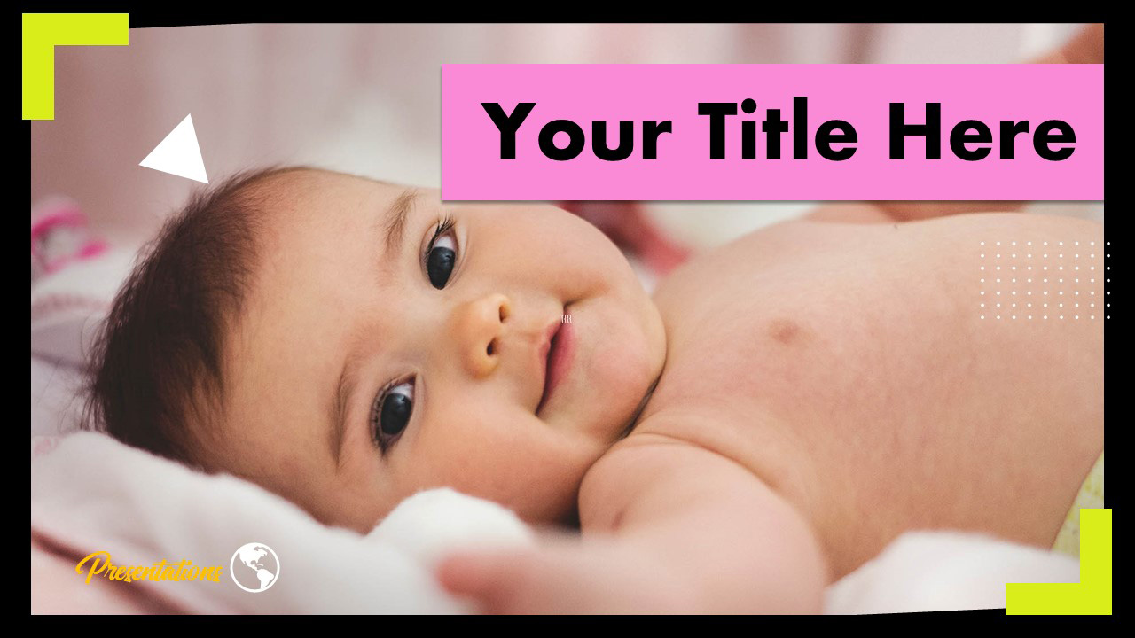 Detail Baby Powerpoint Template Nomer 43