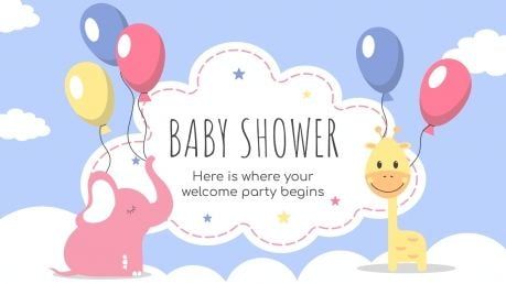 Detail Baby Powerpoint Template Nomer 51