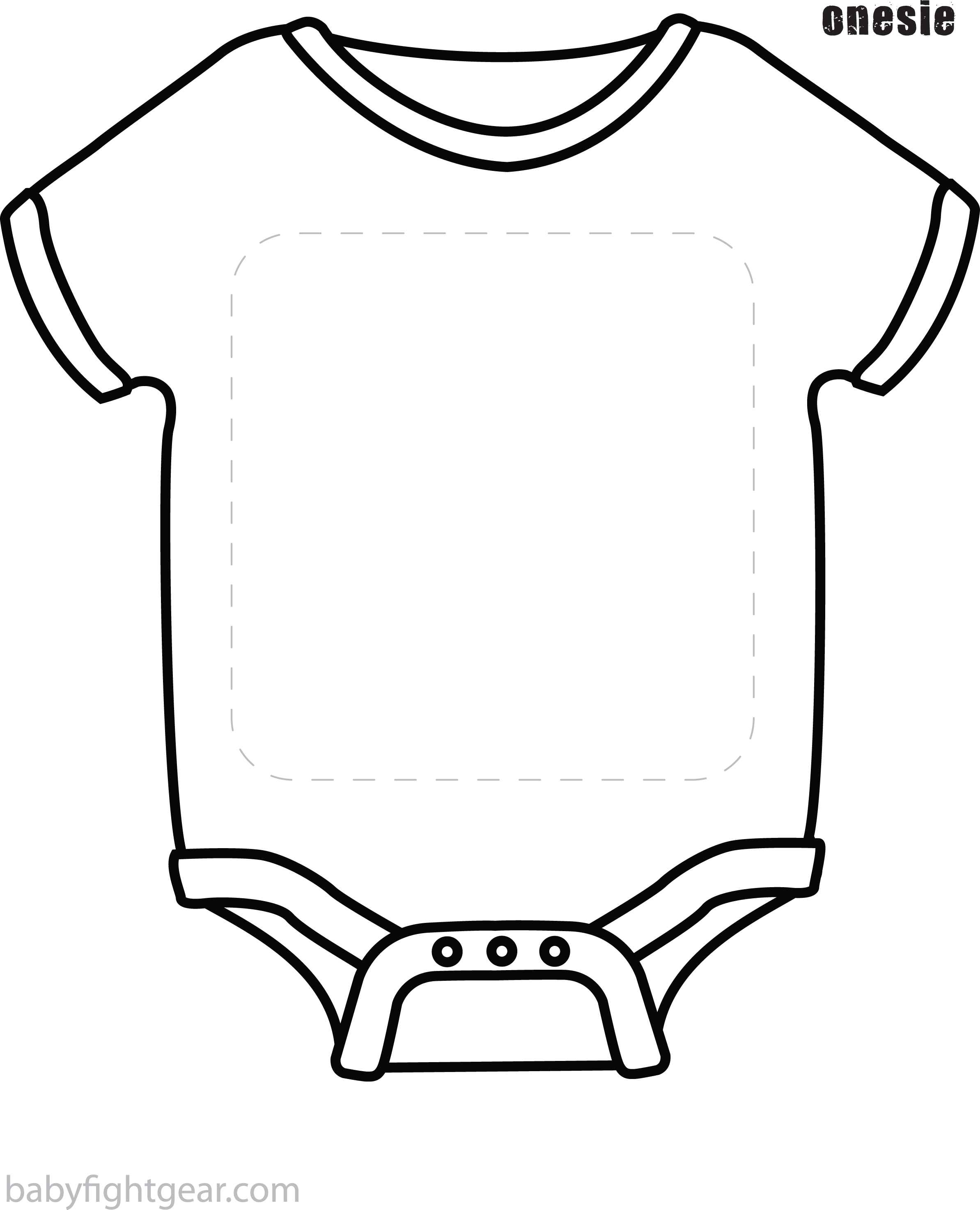 Detail Baby Shirt Template Nomer 7