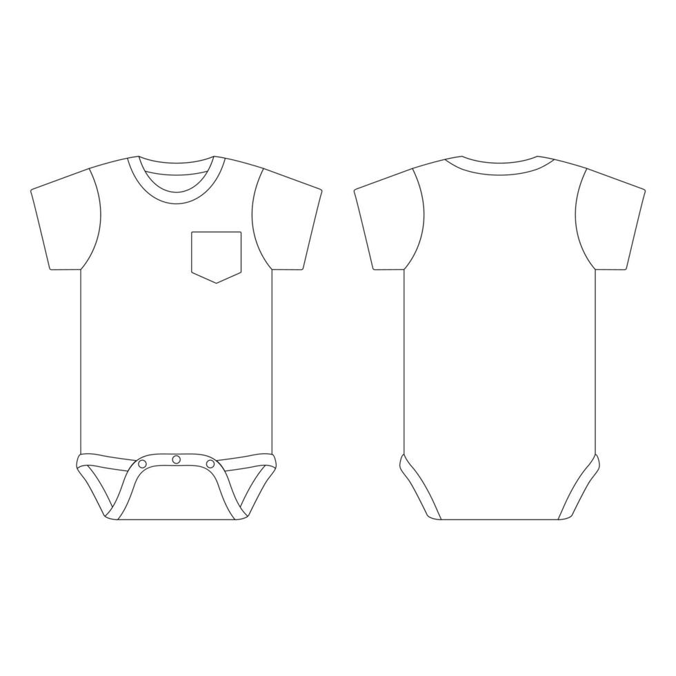 Detail Baby Shirt Template Nomer 14