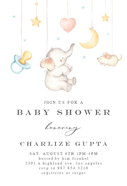 Detail Baby Shower Card Template Free Nomer 3